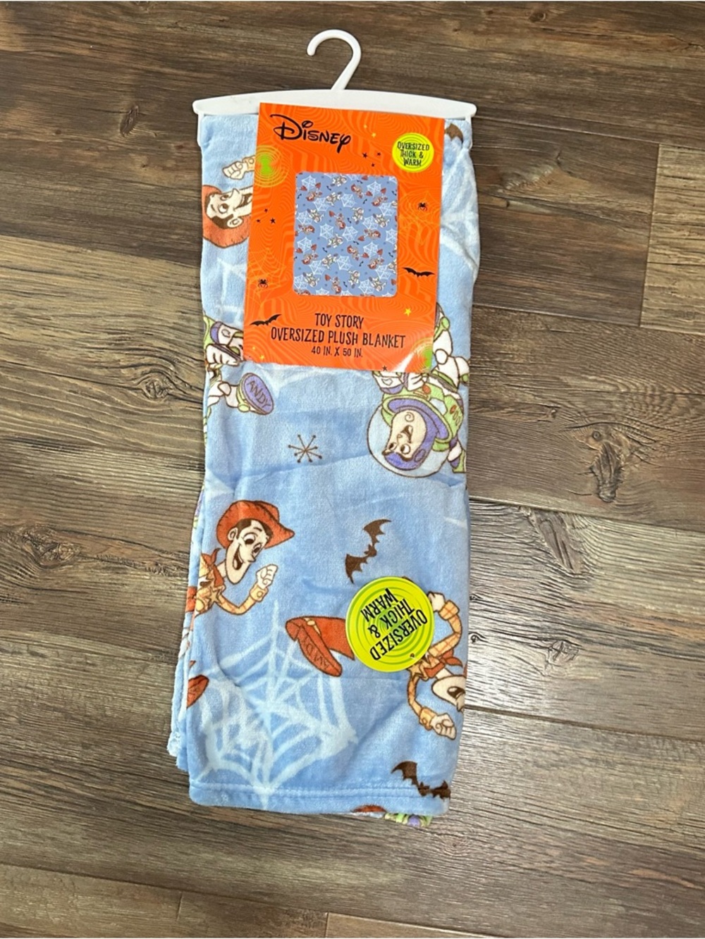 Toy Story Halloween plush blanket 40X50 kids throw NEW